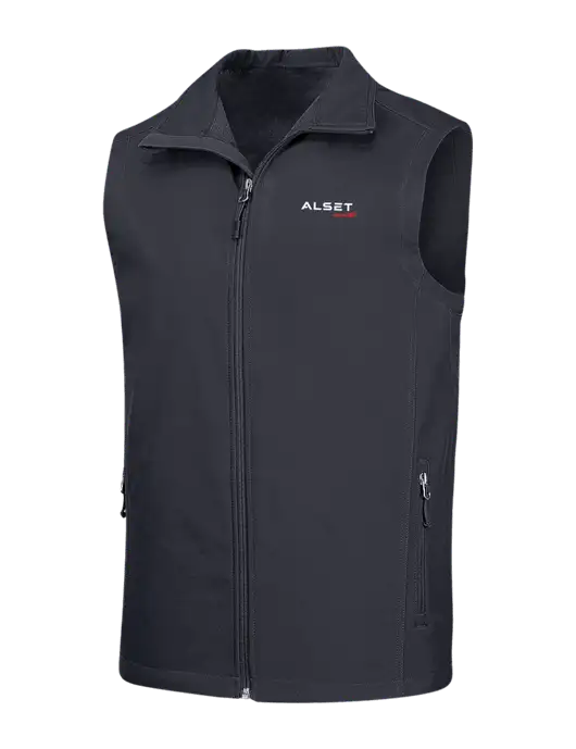 Dark Grey Core Soft Shell Vest w/Alset Auto Logo