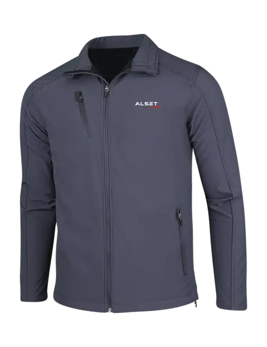 Dark Grey Welded Softshell Jacket w/Alset Auto Logo