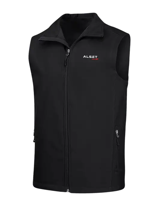 Black Core Soft Shell Vest w/Alset Auto Logo
