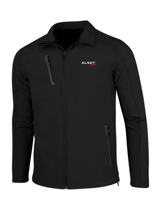 Black Welded Softshell Jacket w/Alset Auto Logo