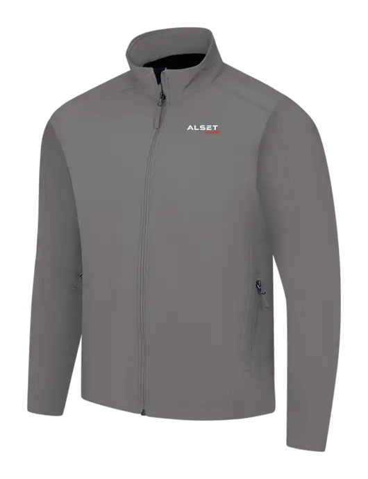 Medium Grey Core Soft Shell Jacket w/Alset Auto Logo