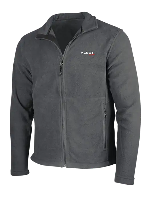 Dark Grey Fleece Jacket w/Alset Auto Logo