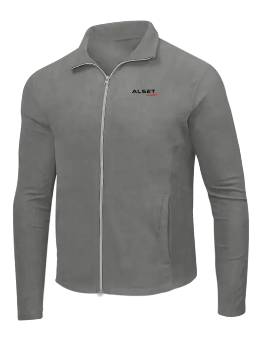 Medium Grey Microfleece Jacket w/Alset Auto Logo