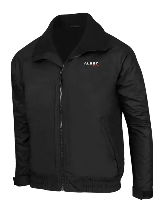 True Black/True Black Classic Competitor Jacket w/Alset Auto Logo