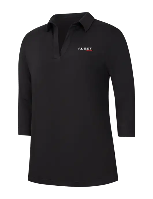 Womens Black Luxe Knit Tunic w/Alset Auto Logo