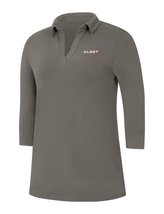 Womens Dark Grey Luxe Knit Tunic w/Alset Auto Logo