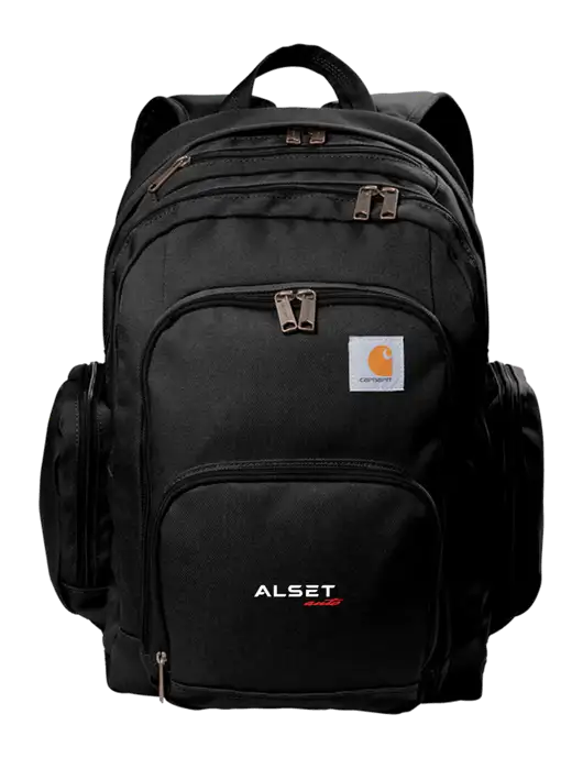 Carhartt Black Foundry Series Pro Backpack w/Alset Auto Logo