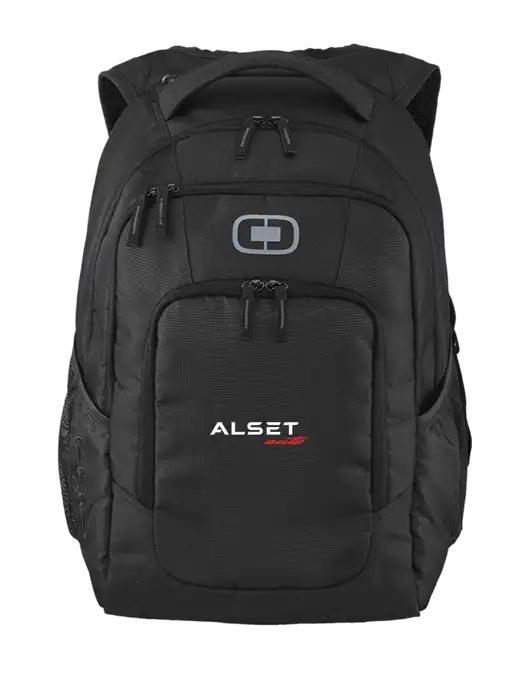 OGIO Black Logan Laptop Backpack
 w/Alset Auto Logo