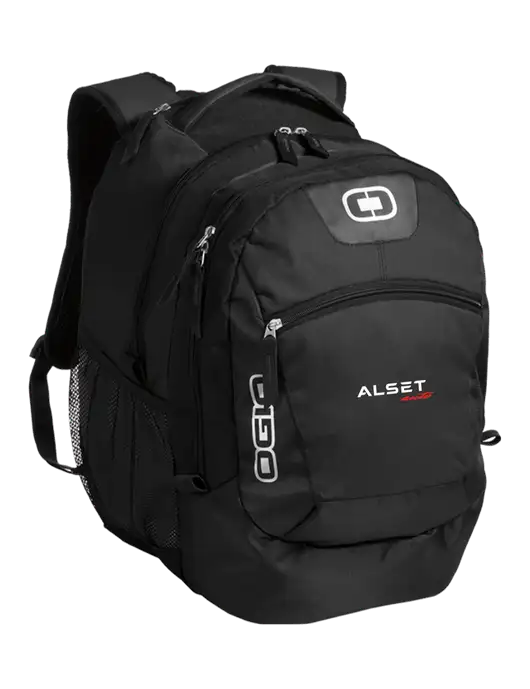 OGIO Black Rogue Pack
 w/Alset Auto Logo
