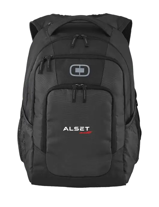 OGIO Diesel Grey Logan Laptop Backpack
 w/Alset Auto Logo