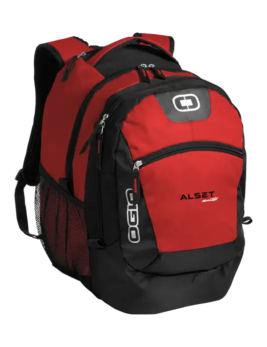 OGIO Red Rogue Pack
 w/Alset Auto Logo