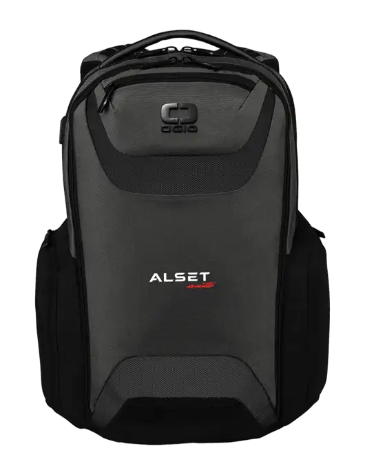 OGIO Tarmac Charcoal Connected Pack w/Alset Auto Logo