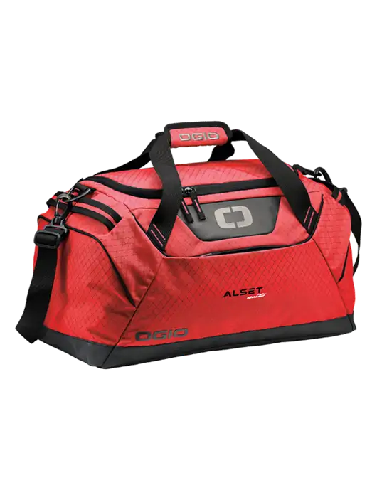 OGIO Red Catalyst Duffle
 w/Alset Auto Logo