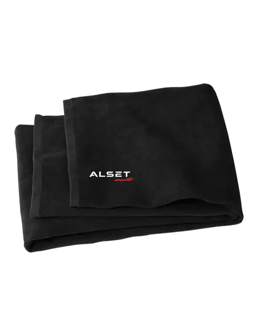 Black Beach Towel w/Alset Auto Logo