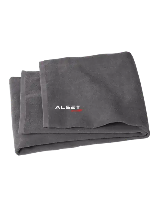 Graphite Beach Towel w/Alset Auto Logo