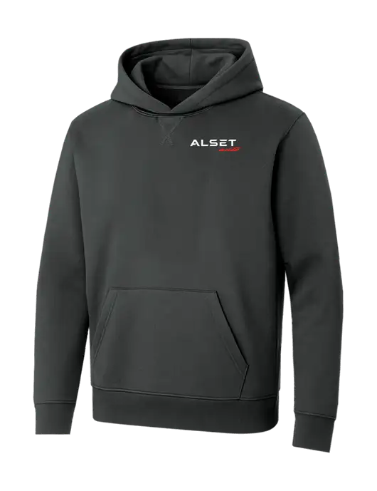 Allmade Charcoal Grey Organic French Terry Pullover Hoodie w/Alset Auto Logo